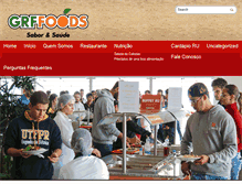 Tablet Screenshot of grffoods.com